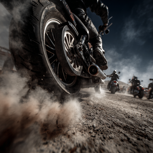 Motorcylce Burnout